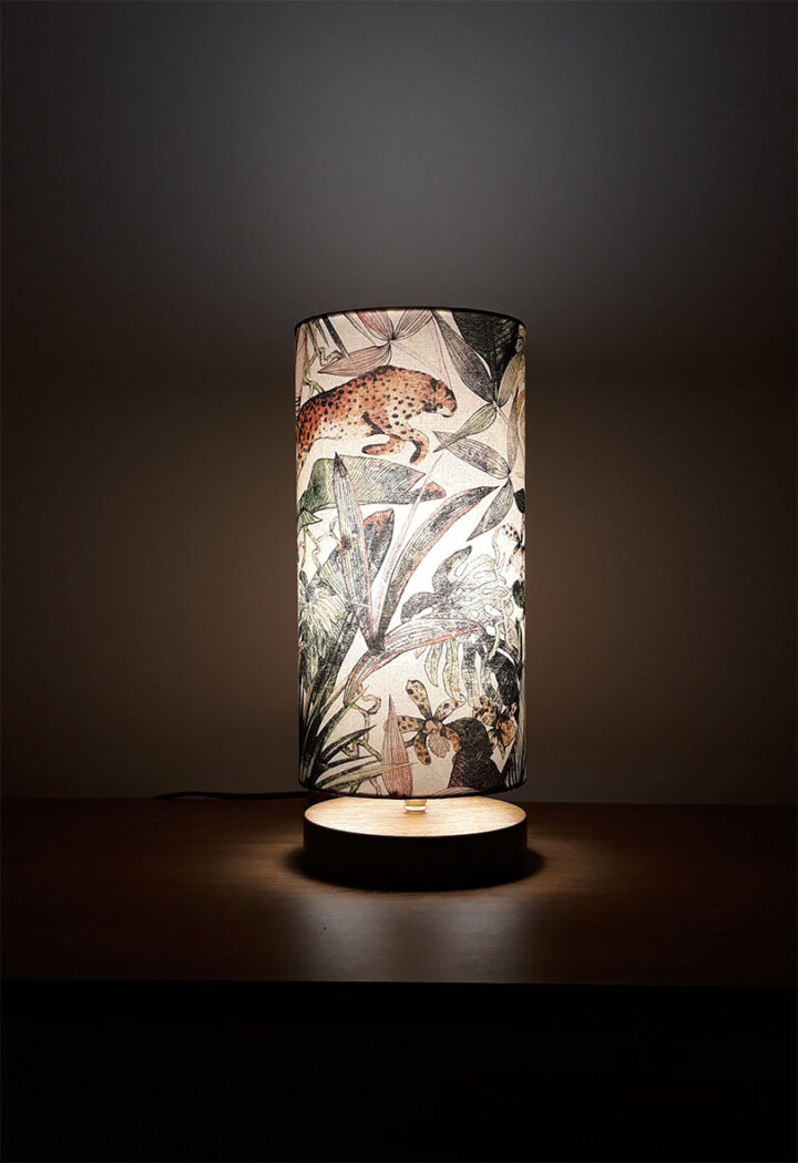 lampa z abażurem nocna dekoracyjna