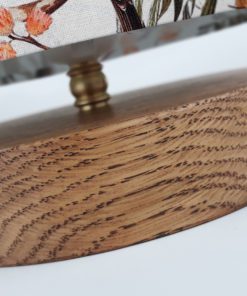 lampa stołowa dekoracyjna drewniana ptaki