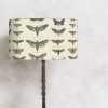 abażur dekoracyjny beżowy do lampy motyle