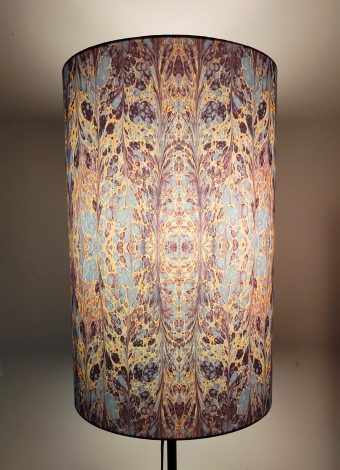 abażur wysoki cylinder do lampy stojącej fiolet
